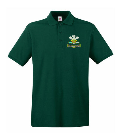 Royal Regiment Of Wales Polo Shirts
