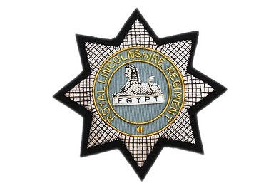 Royal Lincolnshire Regiment Bullion Wire Blazer Badge
