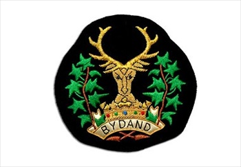 Gordon Highlanders Bullion Wire Blazer Badge