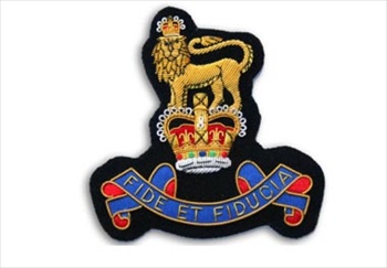 Royal Army Pay Corps Bullion Wire Blazer Badge