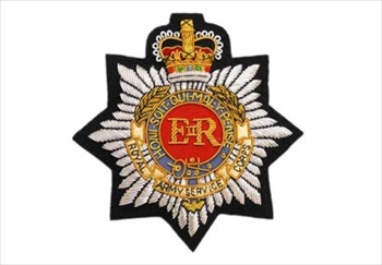 Royal Army Service Corps Bullion Wire Blazer Badge