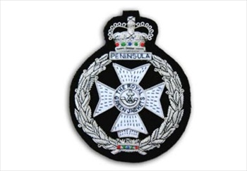 Royal Green Jackets Bullion Wire Blazer Badges