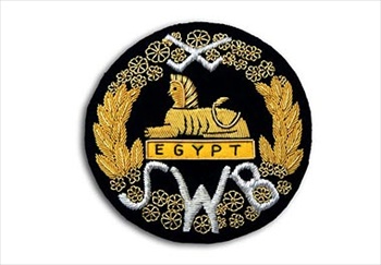 South Wales Borderers Bullion Wire Blazer Badges