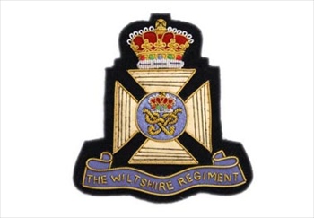 Wiltshire Regiment Bullion Wire Blazer Badge